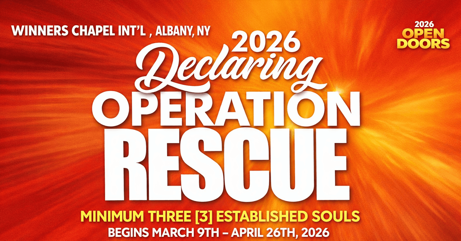 OPERATION RESCUE 2026